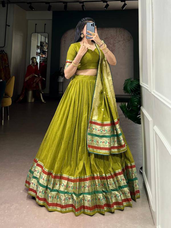SHRAVANI Chanderi MND Traditional lehenga choli wholesale